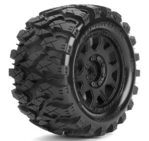 Jetko EX MT Defender Belted 3.8" Off-Road Monster Truck Tyres & Wheels - 17mm / TRX17 / TRX12 (2)