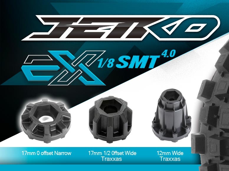 Jetko EX MT Wasteland Belted 4.0" Monster Truck Tyres & Wheels – 17mm / TRX17 / TRX12 (2) 4 Jetko EX MT Wasteland Belted 4.0" Monster Truck Tyres & Wheels - 17mm / TRX17 / TRX12 (2)