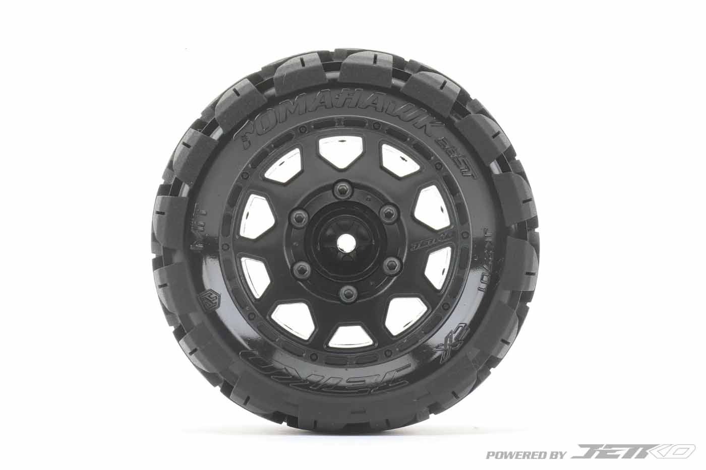 Jetko EX ST Tomahawk 2.8" Stadium Truck Tyres & Wheels – 12mm / 14mm / 17mm (2) 2 Jetko EX ST Tomahawk 2.8" Stadium Truck Tyres & Wheels - 12mm / 14mm / 17mm (2)