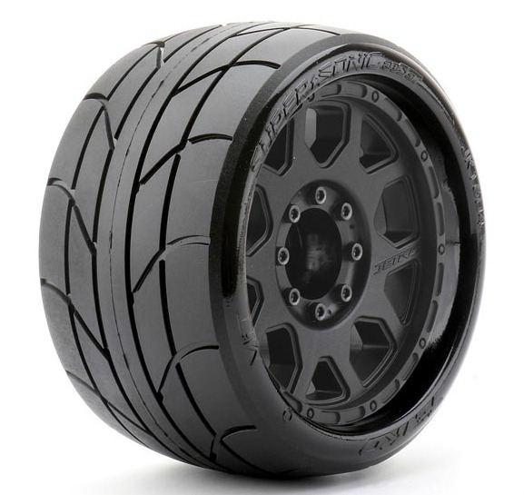 Jetko EX Super Sonic LP Belted 3.8" On-Road Monster Truck Tyres & Wheels – 17mm / TRX17 / TRX12 (2) 1 Jetko EX Super Sonic LP Belted 3.8" On-Road Monster Truck Tyres & Wheels - 17mm / TRX17 / TRX12 (2)