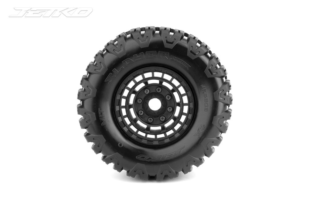 Jetko EX XMT Slayer Belted Tyres & Wheels – Traxxas X-Maxx / ARRMA Kraton 8S (2) 2 Jetko EX XMT Slayer Belted Tyres & Wheels - Traxxas X-Maxx / ARRMA Kraton 8S (2)