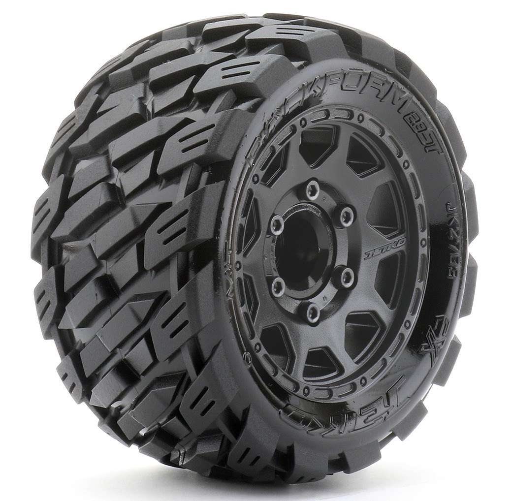Jetko EX ST Rockform 2.8" Stadium Truck Tyres & Wheels – 12mm / 14mm / 17mm (2)
