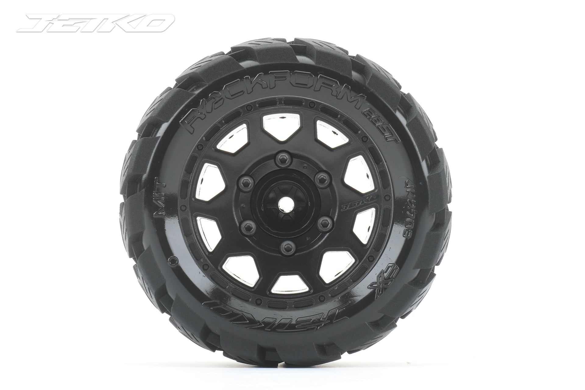 Jetko EX ST Rockform 2.8" Stadium Truck Tyres & Wheels – 12mm / 14mm / 17mm (2)