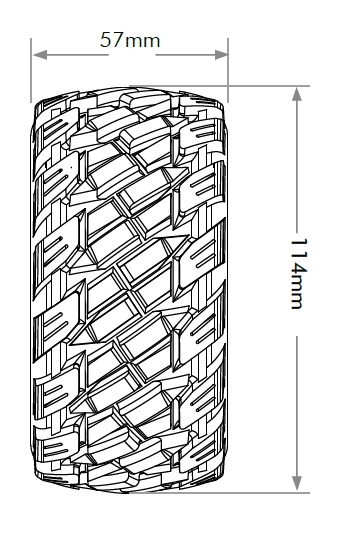 Jetko EX ST Rockform 2.8" Stadium Truck Tyres & Wheels – 12mm / 14mm / 17mm (2)