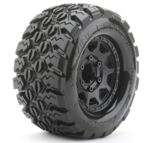 Jetko EX MT King Cobra 2.8" Monster Truck Tyres & Wheels – 12mm / 14mm / 17mm (2)