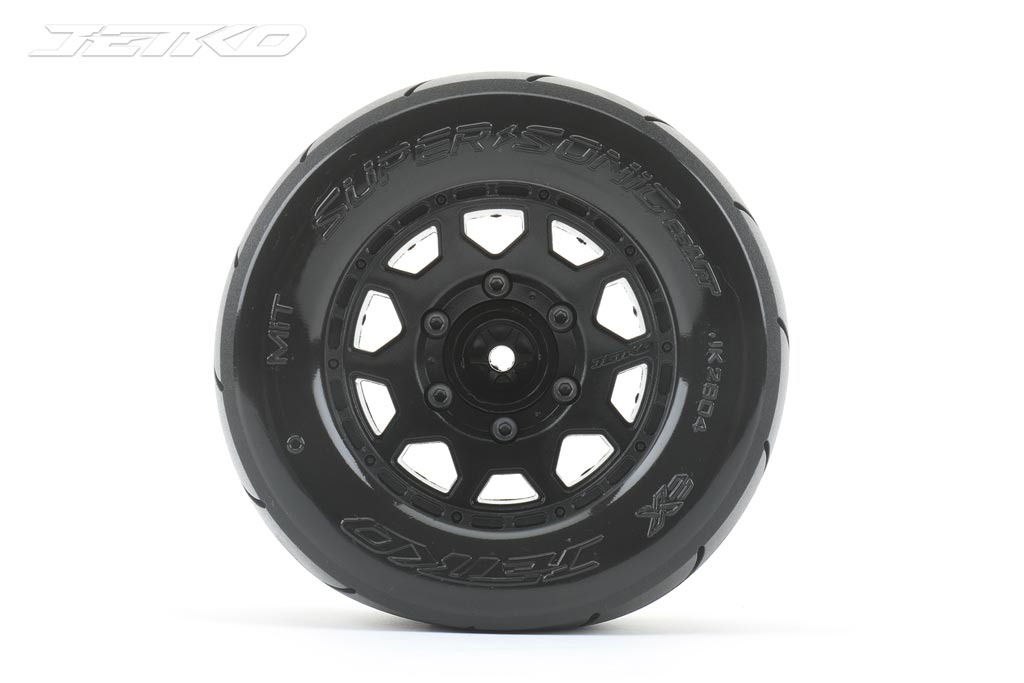 Jetko EX MT Super Sonic 2.8" Monster Truck Tyres & Wheels – 12mm / 14mm / 17mm (2) 2 Jetko EX MT Super Sonic 2.8" Monster Truck Tyres & Wheels – 12mm / 14mm / 17mm (2)