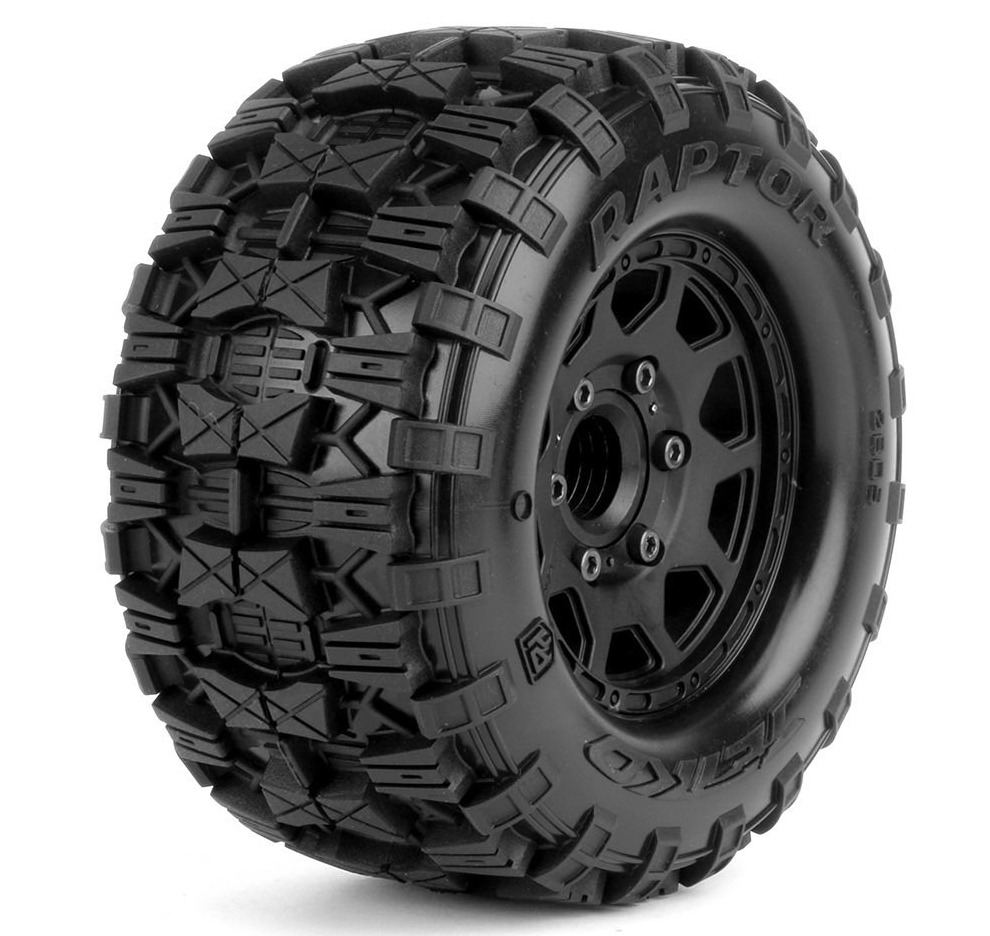 Jetko EX MT Raptor 2.8" Monster Truck Tyres & Wheels – 12mm / 14mm / 17mm (2) 1 Jetko EX MT Raptor 2.8" Monster Truck Tyres & Wheels – 12mm / 14mm / 17mm (2)