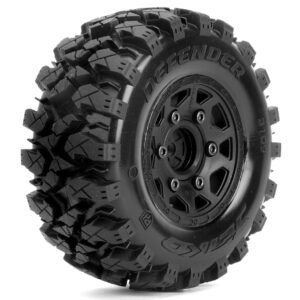 Jetko EX Defender SC Belted Tyres & Wheels – MultiHex 12mm TRX / 17mm TRX / 17mm (2)