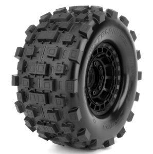 Jetko EX XMT Wasteland Belted Tyres & Wheels – Traxxas X-Maxx / ARRMA Kraton 8S (2)
