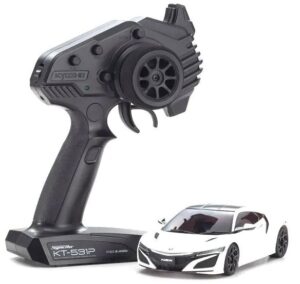 Kyosho Mini-Z MR-04 RWD Honda NSX 130R White 1:27 ReadySet – KT-531P Raadioga