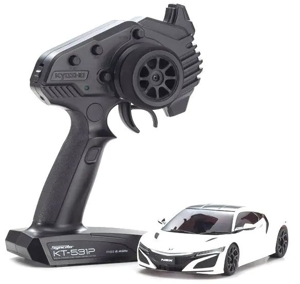 Kyosho Mini-Z MR-04 RWD Honda NSX 130R White 1:27 ReadySet – KT-531P Raadioga 1 Kyosho Mini-Z MR-04 RWD Honda NSX 130R White 1:27 ReadySet – KT-531P Raadioga