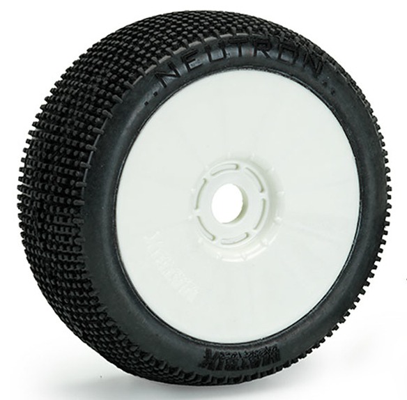 Matrix Neutron Ultra Soft 1:8 Bagi Rehvid Valgetel Velgedel (2 tk) 2 Matrix Neutron Ultra Soft 1:8 Buggy Tires White Wheels (2pcs)