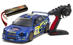 Kyosho Fazer FZ02-R Subaru Impreza WRC 2002 1:10 4WD Rally Readyset – LiPo komplekt