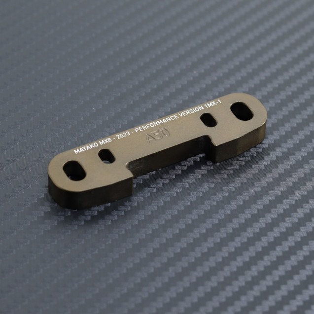 A-Block for Screw Type Hinge Pin - Rear Insert, for Mayako MX8 (-22-5) 1 A-Block for Screw Type Hinge Pin - Rear Insert, for Mayako MX8 (-22-5)
