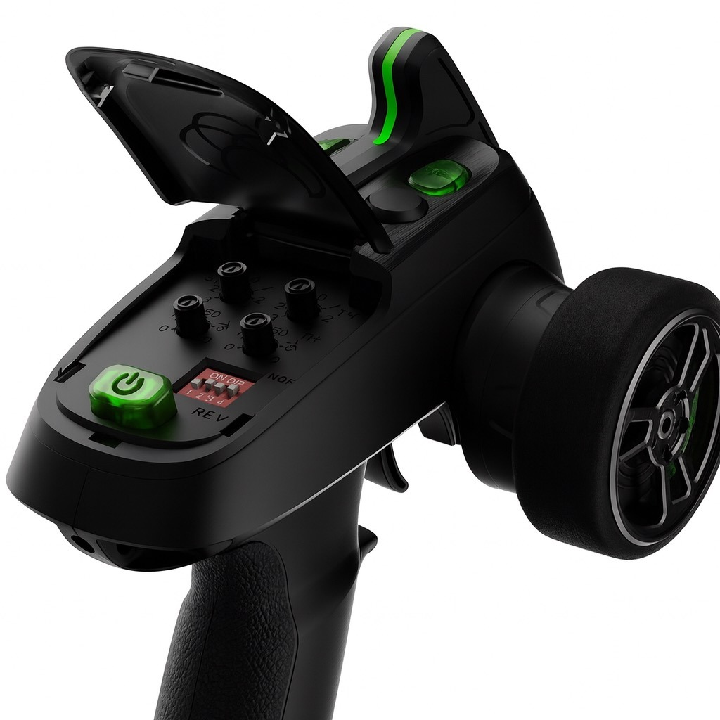 Absima CR4S-EVO 4CH 2.4GHz RC Transmitter + R6WP Receiver 3 Absima CR4S-EVO 4CH 2.4GHz RC Transmitter + R6WP Receiver