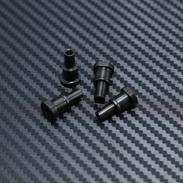 Aluminium Short Shock Stand-Off for Rear 4pcs for Mayako MX8 (-22-25) 1 Aluminium Short Shock Stand-Off for Rear 4pcs for Mayako MX8 (-22-25)