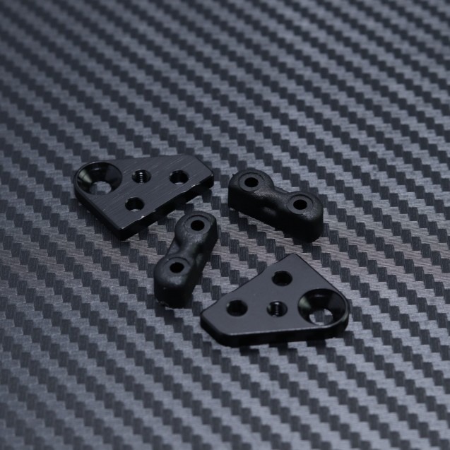 Alumiininen ohjausservon kiinnike Mayako MX8:lle (-22-25) 1 Aluminium Steering Servo Mount for Mayako MX8 (-22-25)