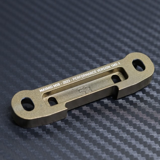 D-lohko (ruuvityyppinen sisempi saranatappi), käytä MYB0029-01A:n kanssa 1,5° (53), Mayako MX8 (-23-25) 1 D-Block (Screw Type Inner Hinge Pin), use with MYB0029-01A for 1.5deg (53), for Mayako MX8 (-23-25)