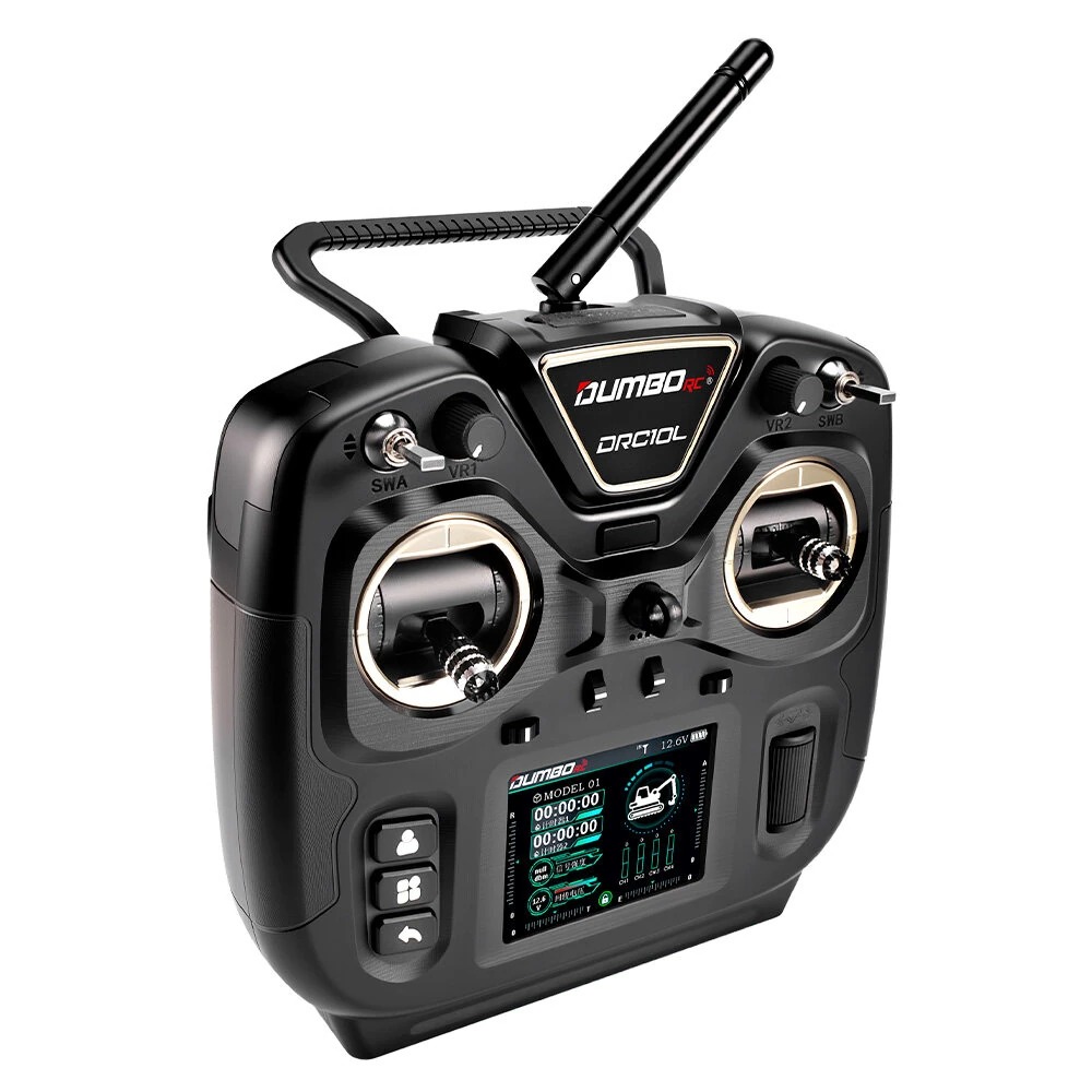 DumboRC DRC10L 10CH 2.4GHz RC Transmitter + P10F Receiver 1 DumboRC DRC10L 10CH 2.4GHz RC Transmitter + P10F Receiver