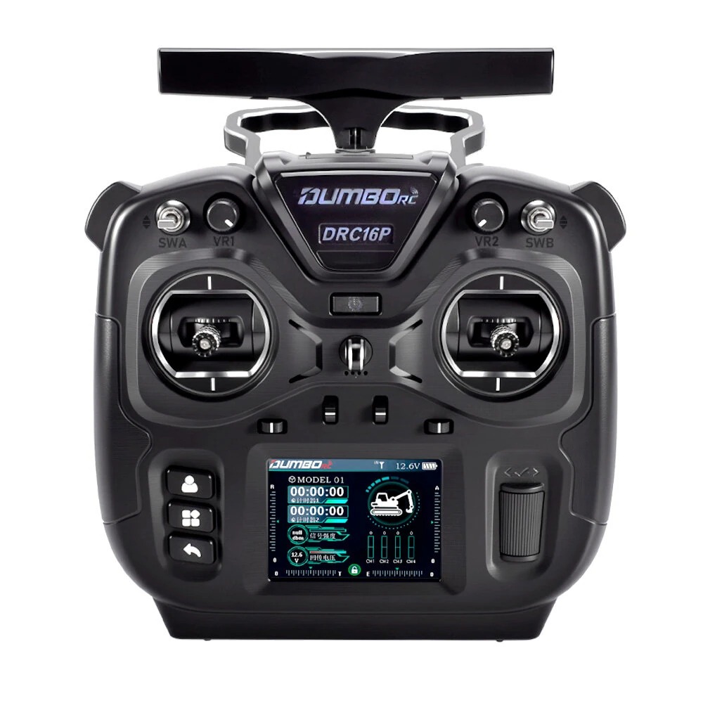 DumboRC DRC16P 16CH 2.4GHz RC Transmitter + P16F Receiver 1 DumboRC DRC16P 16CH 2.4GHz RC Transmitter + P16F Receiver