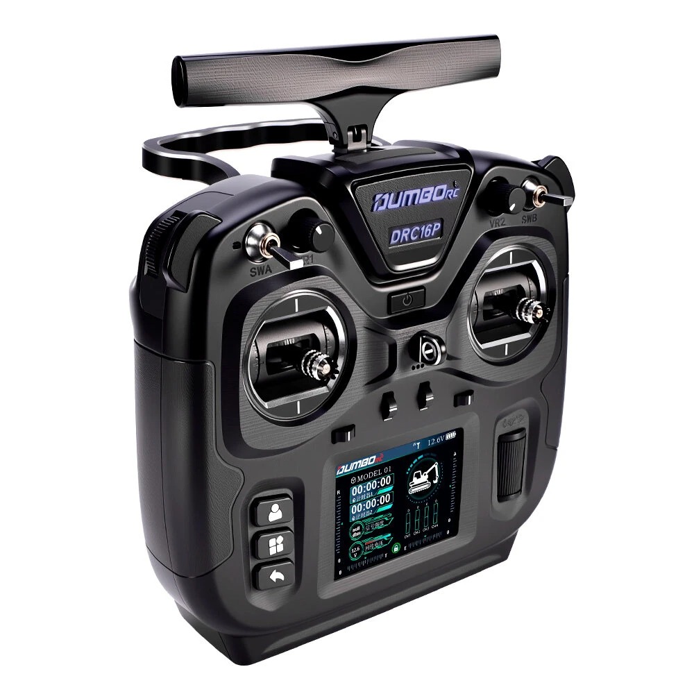 DumboRC DRC16P 16CH 2.4GHz RC Transmitter + P16F Receiver 6 DumboRC DRC16P 16CH 2.4GHz RC Transmitter + P16F Receiver