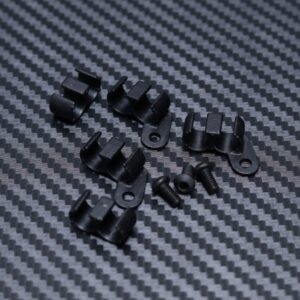 Fuel Line Clips 3pcs with screw hole, 2pcs simple for Mayako MX8 (-22-25)
