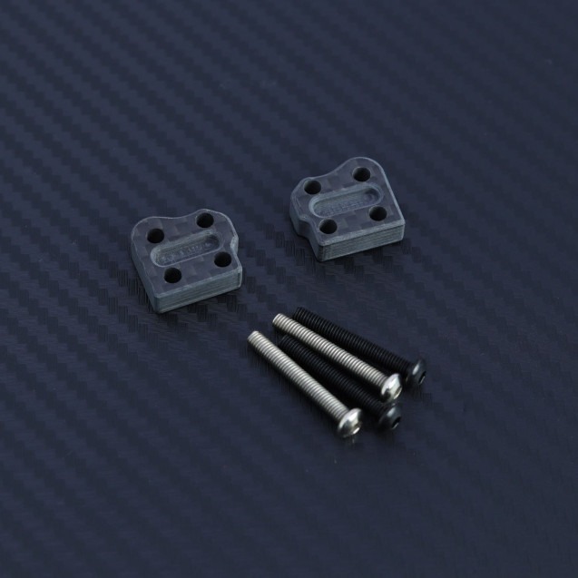 LCG 2.0 takaiskarin korotuslevyn pohja 2 kpl Mayako MX8:aan - MYB0193A-01 1 LCG 2.0 Rear Shock Riser Plate Base 2pcs for Mayako MX8 - MYB0193A-01