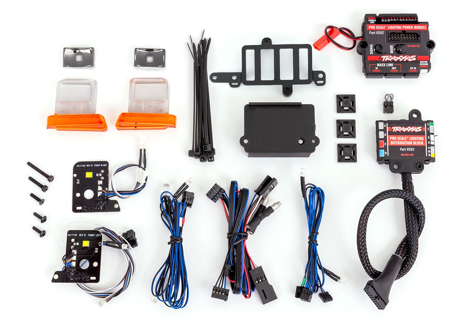 LED Light Kit TRX-4 Ford Bronco and F-150 Pro Scale - Traxxas 8035R 1 LED Light Kit TRX-4 Ford Bronco and F-150 Pro Scale - Traxxas 8035R