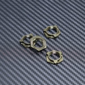 Lightweight Knurled Wheel Nut 4pcs for Mayako MX8 (-22-25)