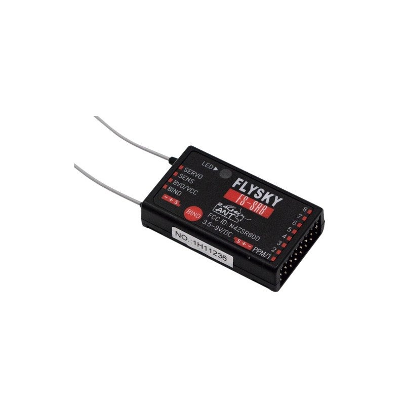 FlySky FS-SR8 8-Channel ANT Receiver 1 FlySky FS-SR8 8-Channel ANT Receiver
