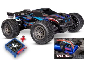 Traxxas Mini XRT VXL-3s Blue 1:16 4WD RTR – Updated ESC Cooling
