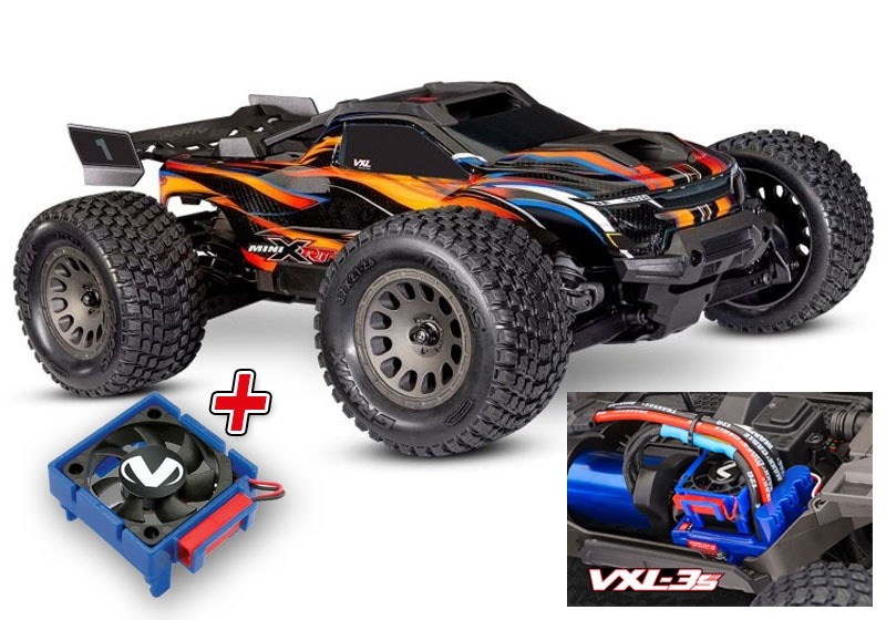 Traxxas Mini XRT VXL-3s Orange 1:16 4WD RTR – Updated ESC Cooling 1 Traxxas Mini XRT VXL-3s Orange 1:16 4WD RTR – Updated ESC Cooling