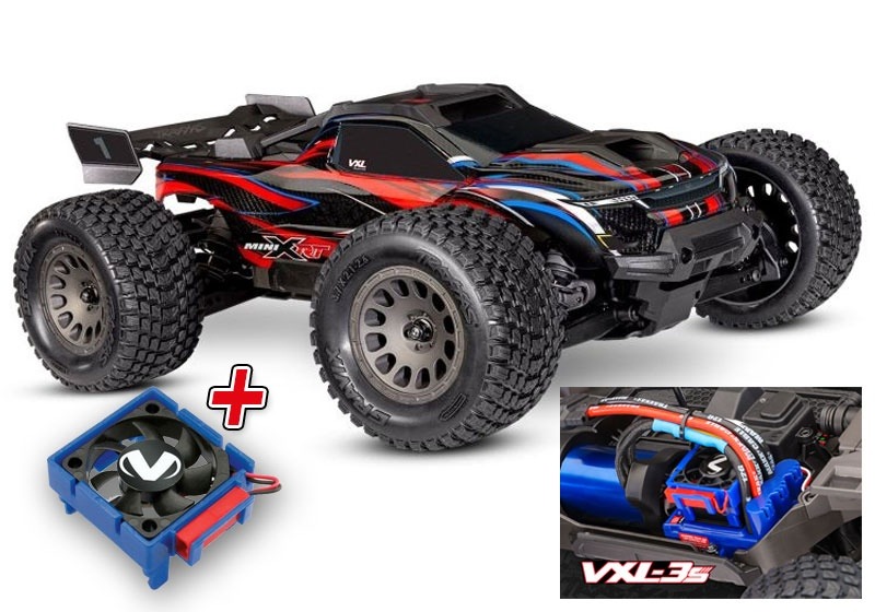 Traxxas Mini XRT VXL-3s Red 1:16 4WD RTR – Updated ESC Cooling 1 Traxxas Mini XRT VXL-3s Red 1:16 4WD RTR – Updated ESC Cooling