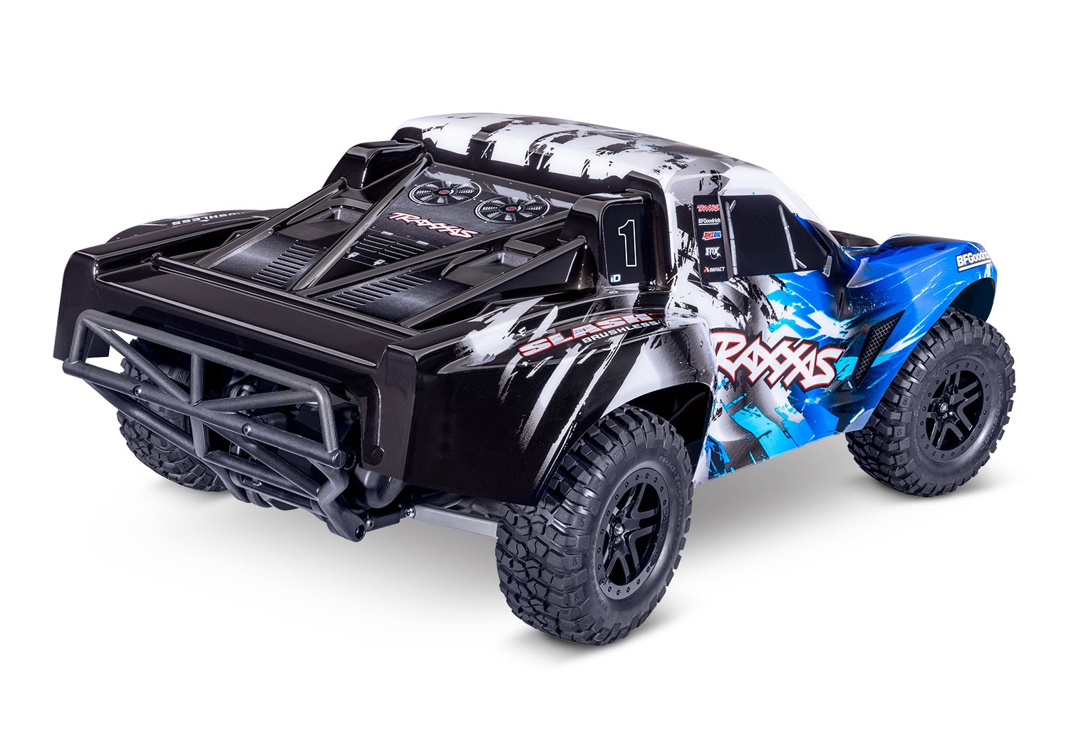 Traxxas Slash 2WD VX3 Blue 1:10 3S Brushless Short Course RTR 2 Traxxas Slash 2WD VX3 Blue 1:10 3S Brushless Short Course RTR