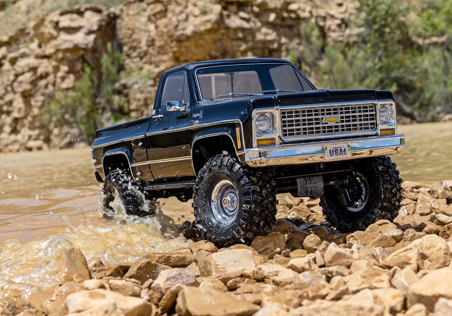 Traxxas TRX-4 Chevy K10 Truck XLT RTR 1:10 4wd Crawler - Must 14 Traxxas TRX-4 Chevy K10 Truck XLT RTR 1:10 4wd Crawler - Black