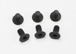 Screws FH M3x6mm (6) Hex - Traxxas TRX2534