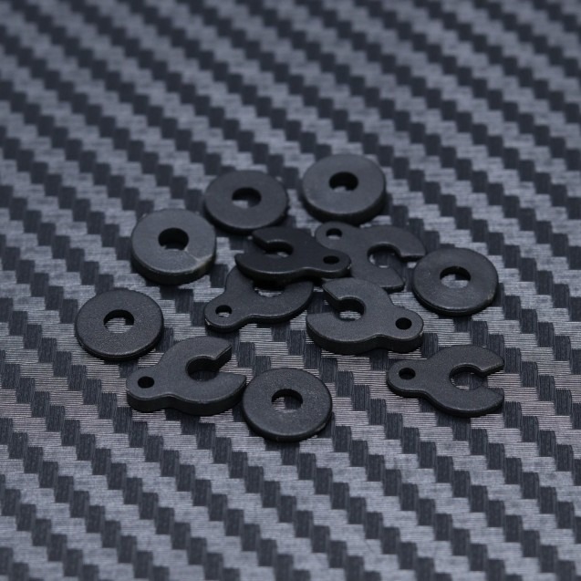 Upper Arm Spacer Clips and Shims 1pcs 1mm, 2pcs 2mm each. 1 Upper Arm Spacer Clips and Shims 1pcs 1mm, 2pcs 2mm each.