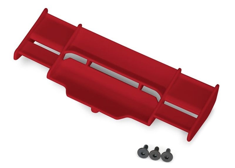 Wing Rustler 4X4 Red Rear with Screws - Traxxas 6721R 1 Wing Rustler 4X4 Red Rear with Screws - Traxxas 6721R