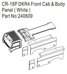 CR18P-DKR4-Front-Cab-Body-Panel-White-HBP240609-b-0