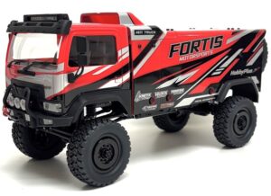 Hobby Plus DKR-4 Fortis 1:18 4WD Rally Truck Brushed RTR Red body