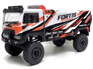 Hobby Plus DKR-4 Fortis 1:18 4WD Rally Truck Brushed RTR White body