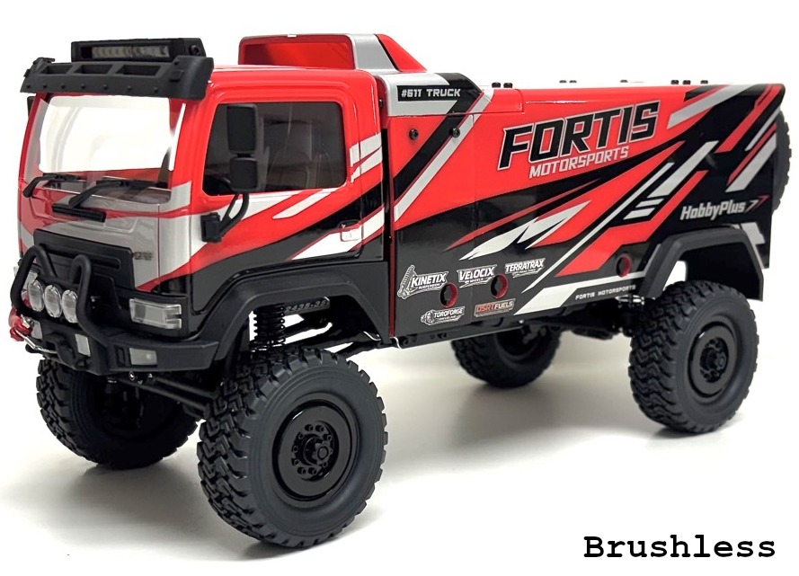 Hobby Plus DKR-4 Fortis 1:18 4WD Harjavaba Rally Truck RTR Punane #HBP1810820-RD 1 Hobby Plus DKR-4 Fortis 1:18 4WD Brushless Rally Truck RTR Red body