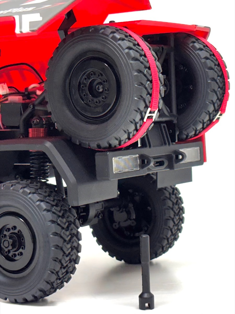 Hobby Plus DKR-4 Fortis 1:18 4WD Harjavaba Rally Truck RTR Punane #HBP1810820-RD 8 Hobby-Plus-1-18-DKR-4-Fortis-Rally-Truck-brushless-RTR-Red-HBP1810820-RD-b-7