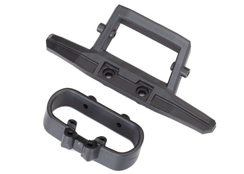 Puskuri ja kiinnike taka - Rustler 4x4 - Traxxas 6737 1 Bumper and Mount Rear - Rustler 4x4 - Traxxas 6737