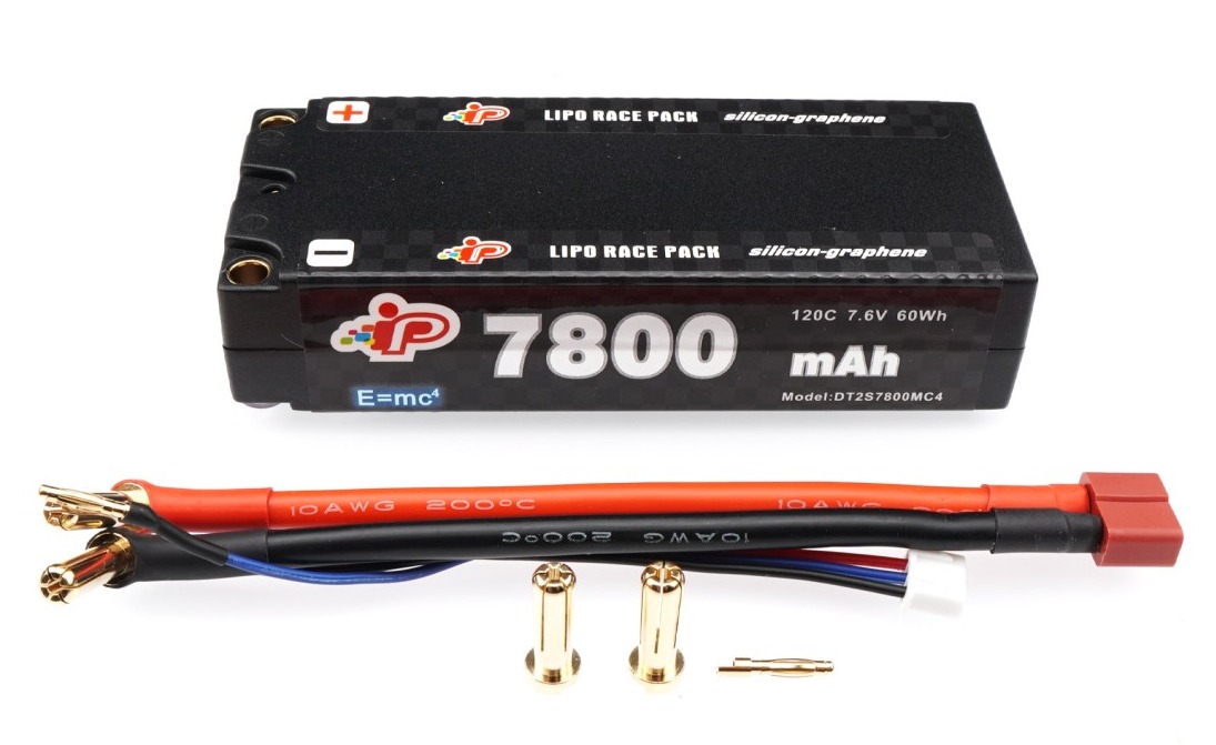 Intellect 7800mAh 120C 7.6V MC4 HV LiPo 2S Mid Shorty aku 2 intellect-7800mah-mc4-120c-76v-2s-mid-shorty-lipo-battery-2