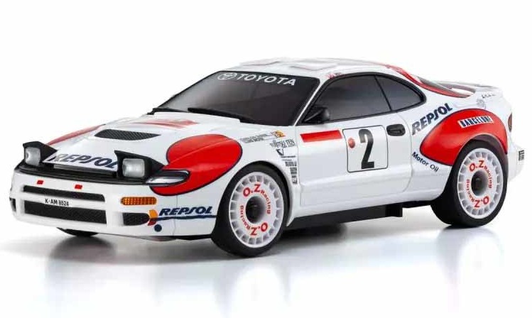 Kyosho Autoscale Mini-Z Toyota Celica Turbo No2 WRC 1992 (MA020N-M) - MZP481CS 1 kyosho-autoscale-mini-z-toyota-celica-turbo-no2-mzp481cs