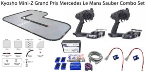 Kyosho Mini-Z Grand Prix Mercedes Le Mans Sauber Combo Set