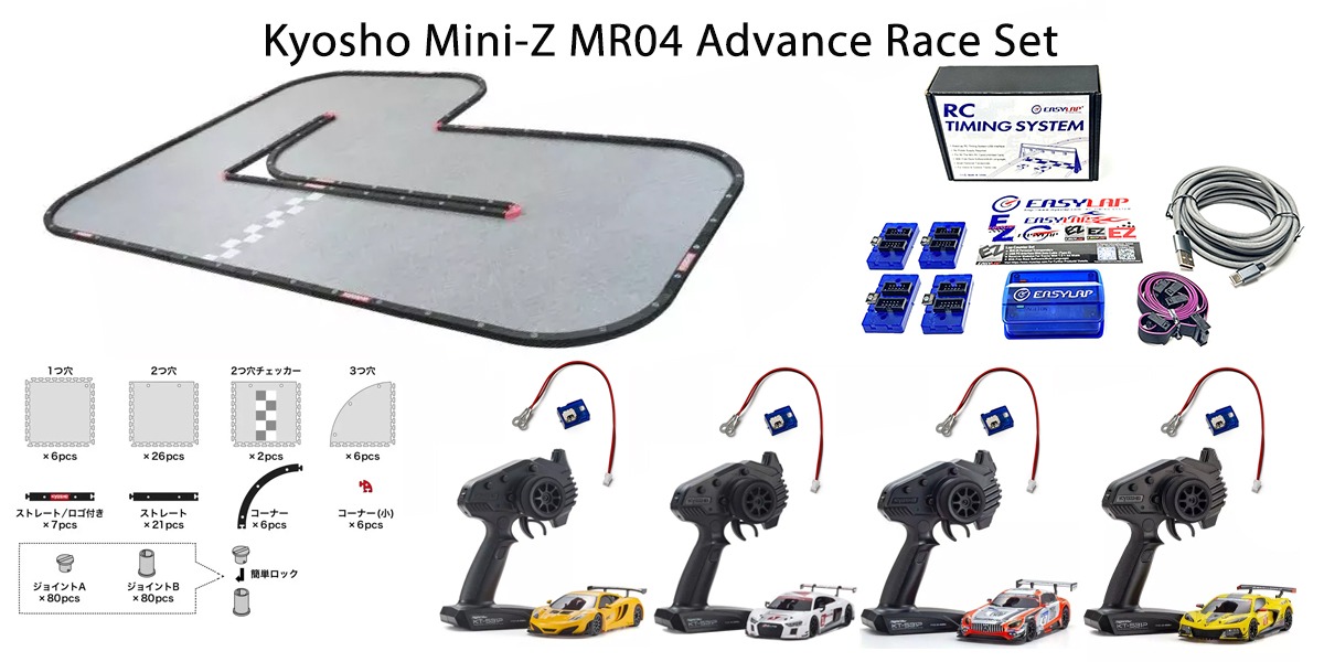 Kyosho Mini-Z Grand Prix MR04 Advance Race Set 1 Kyosho Mini-Z Grand Prix MR04 Advance Race Set