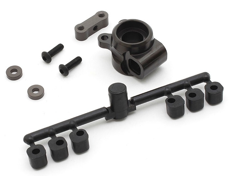 Kyosho Ultima RB7.5 / Lazer ZX7.5 Aluminium Rear Hub Carrier - UB013 1 kyosho-ub013