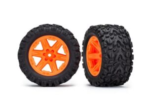 Traxxas Tires RXT 2.8" Orange Wheels & Talon EXT Tyres - 6773A